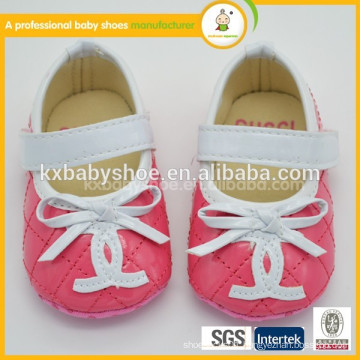 2015 wholesale china cheap price brand name pu dress shoe for baby